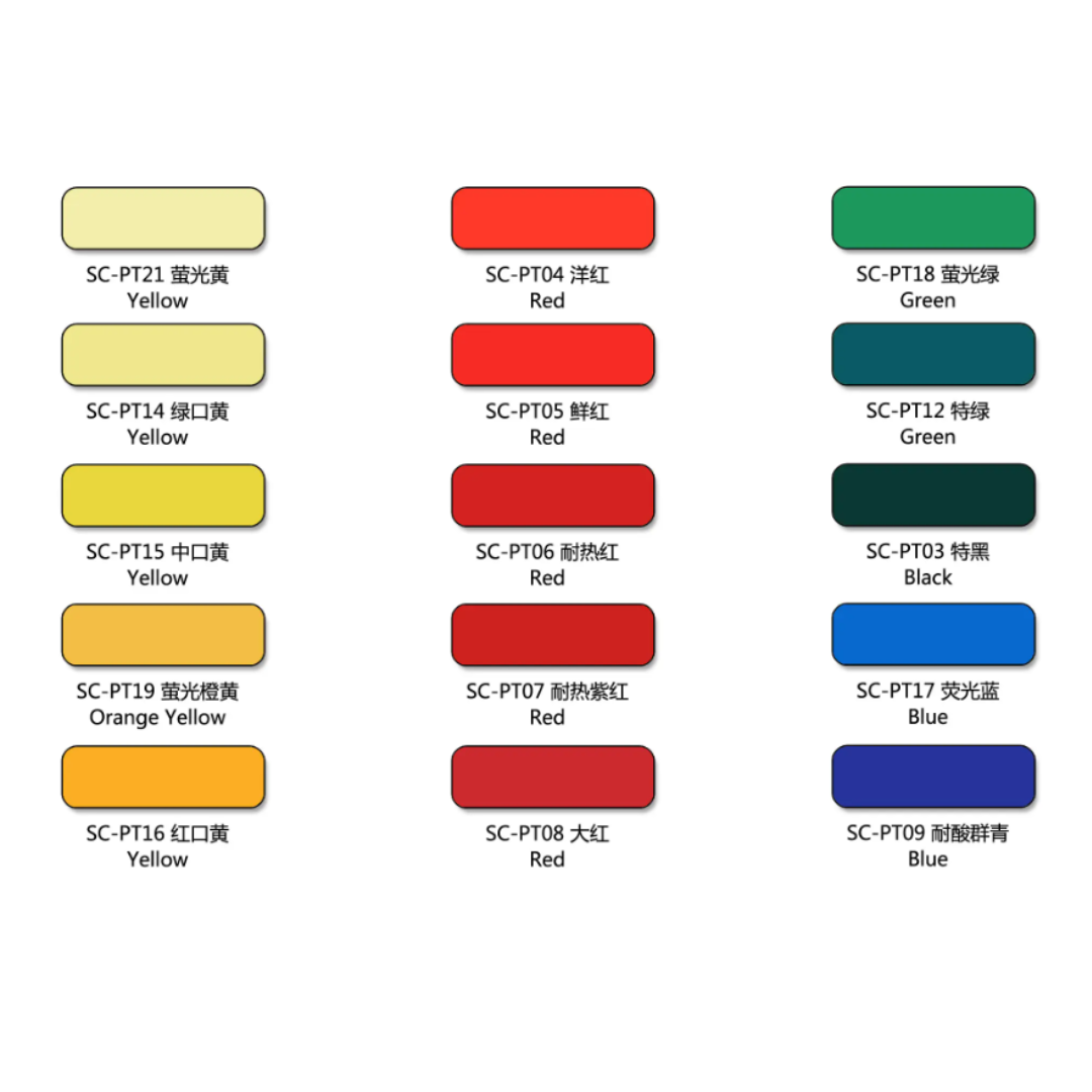 màu in silicone ttk